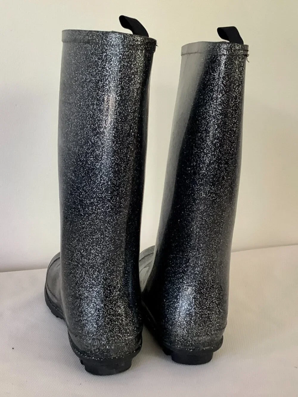 Kids Tall Rain Boots Black Size 3 / 4.
